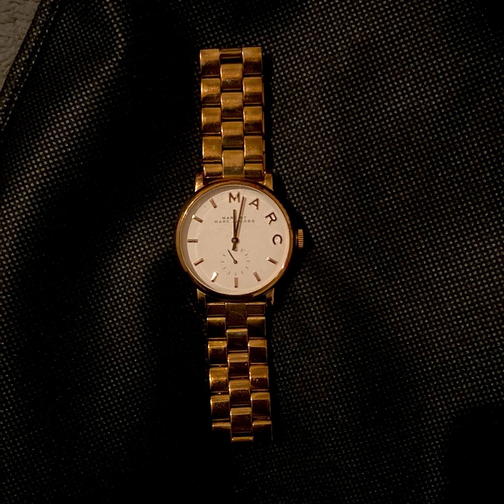 Gold Marc Jacobs Watch